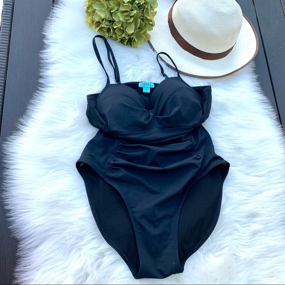 Assets By Spanx Swim Spanx Assets By Sara Blakely Push Up  Swimsuit Sz Medium - Picture 8 of 11